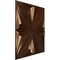 Ekena Millwork 19 5/8in. W x 19 5/8in. H Asher EnduraWall Decorative 3D Wall Panel Covers 2.67 Sq. Ft. WP20X20AHCDC - alternate 2